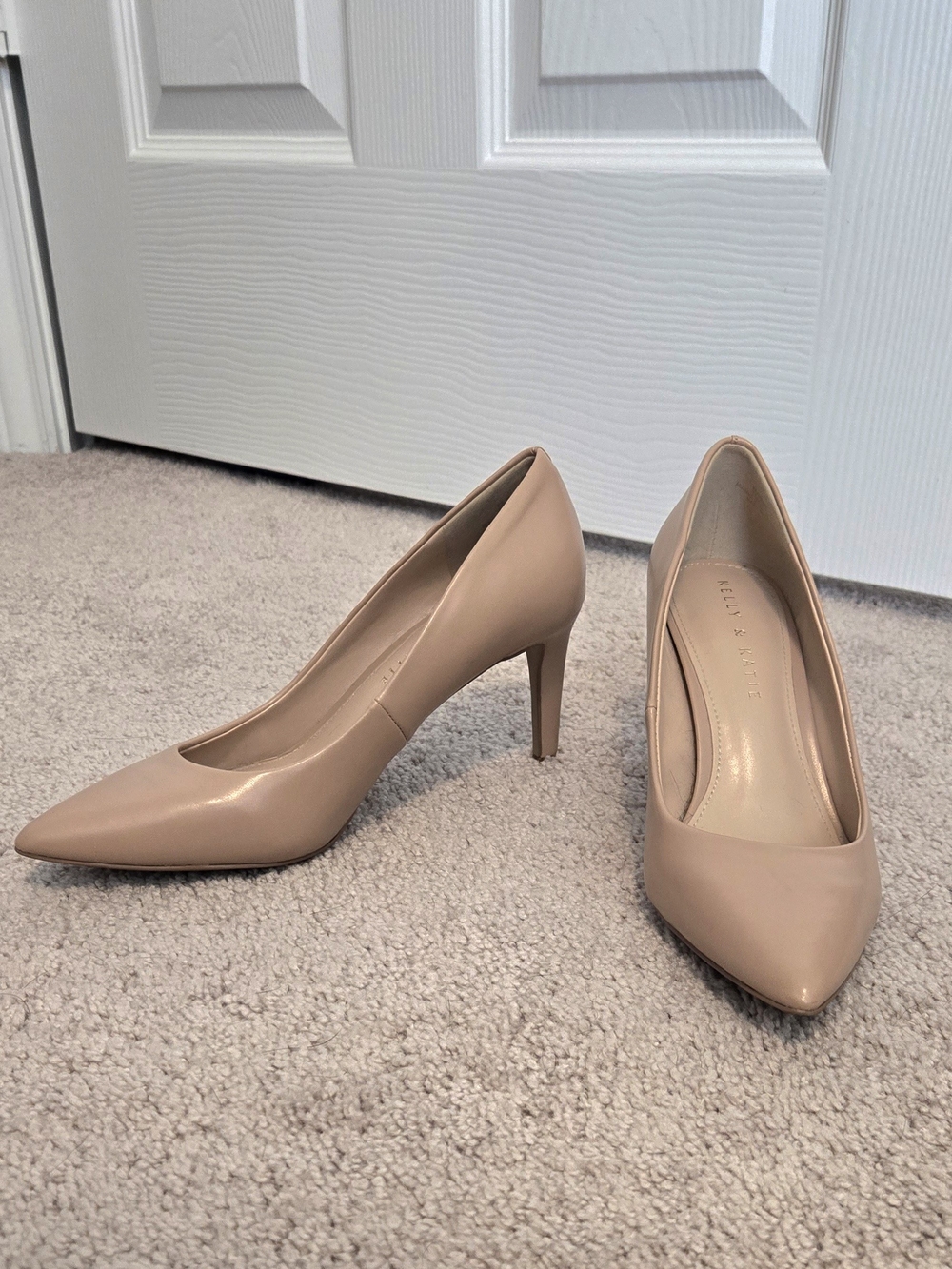 Kelly & Katie Misha Blush Nude Pointed-Toe Pump